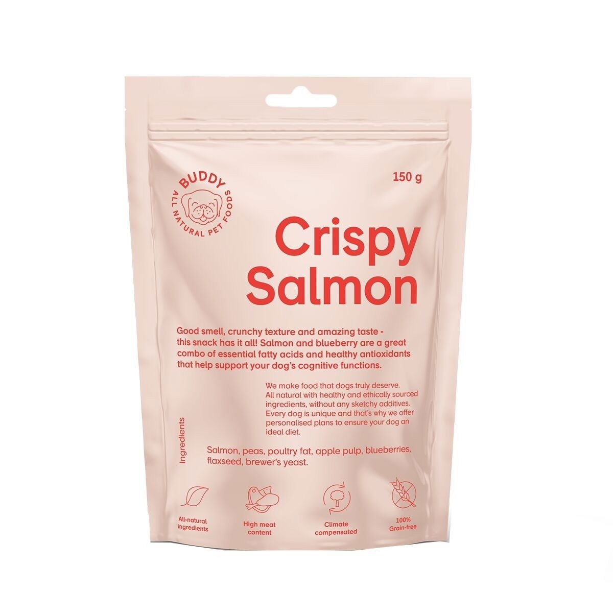 Buddy Crispy Salmon 150g