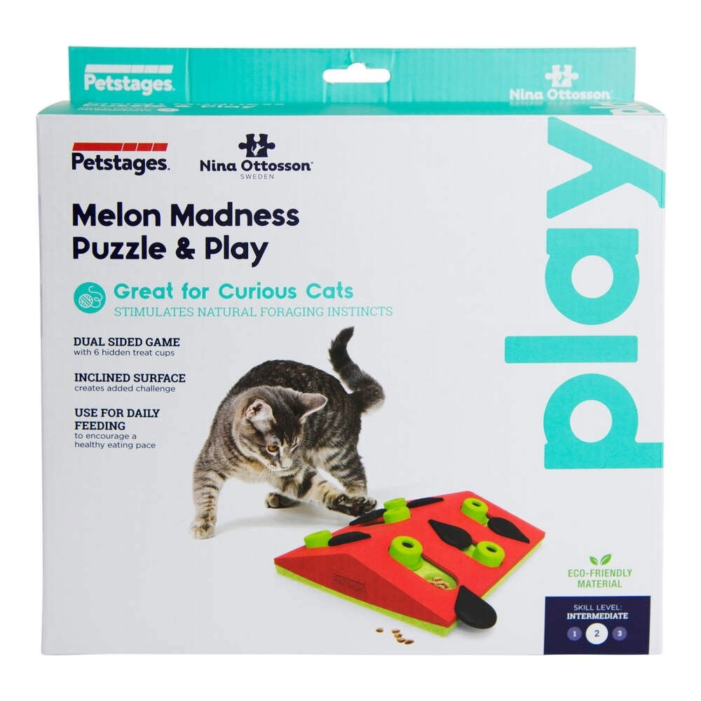 Nina Ottosson Cat Melon Madness Puzzle and Play Red
