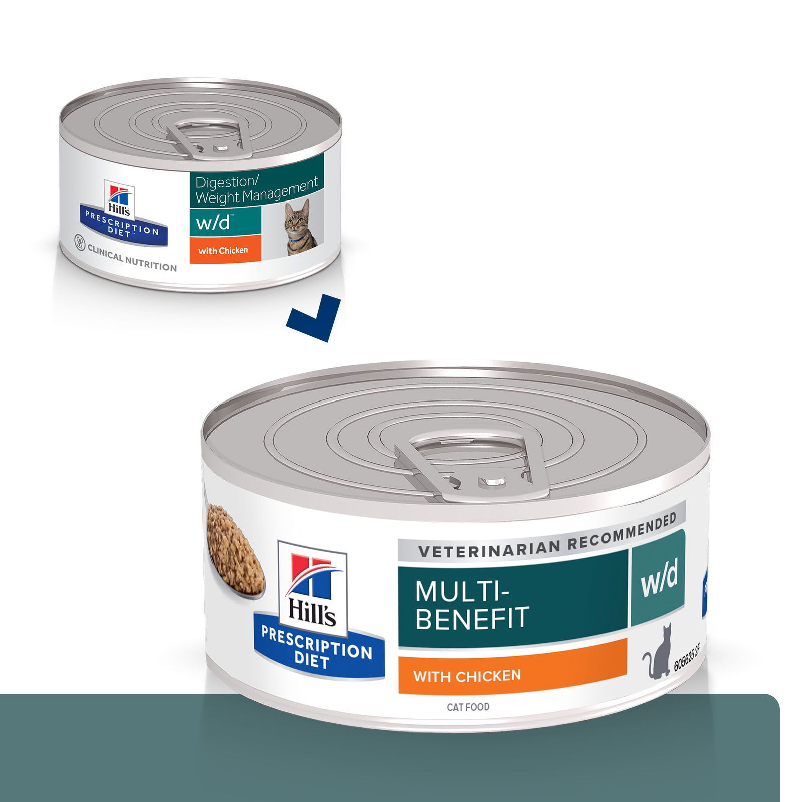 Hill's Diet Cat w/d Minced can 156 g