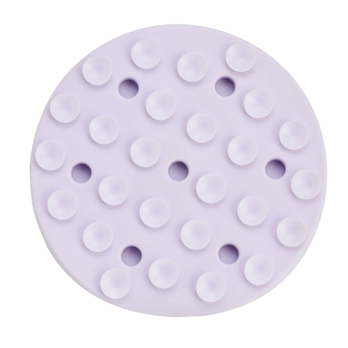 Little&Bigger Blossom 3D silicone sniffy tray round lilac