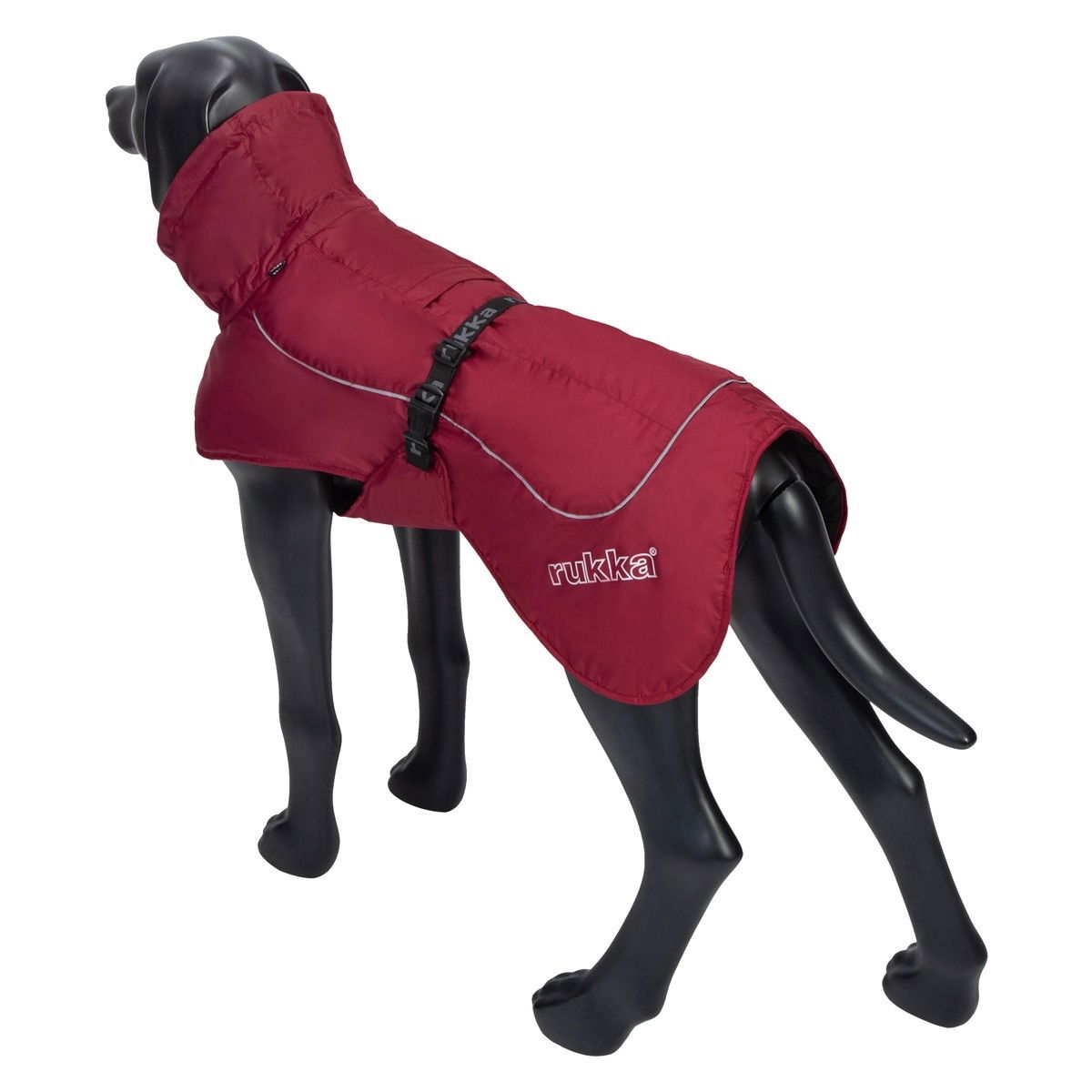 Rukka Stormy winter jacket red