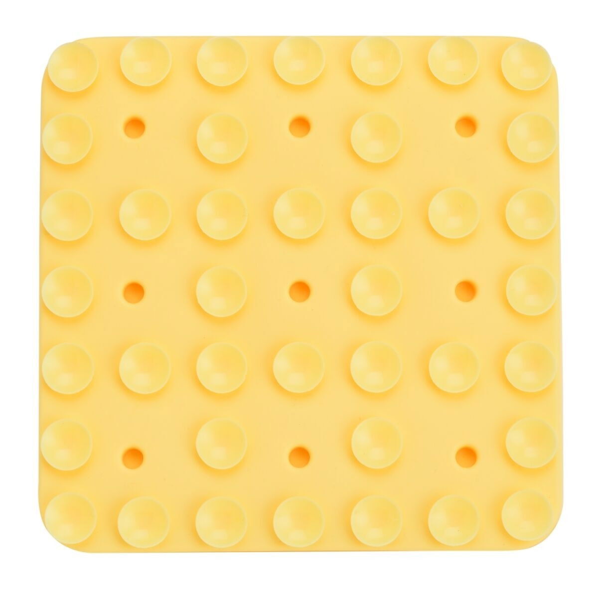 Little&Bigger Blossom 3D silicone sniffy mat square yellow