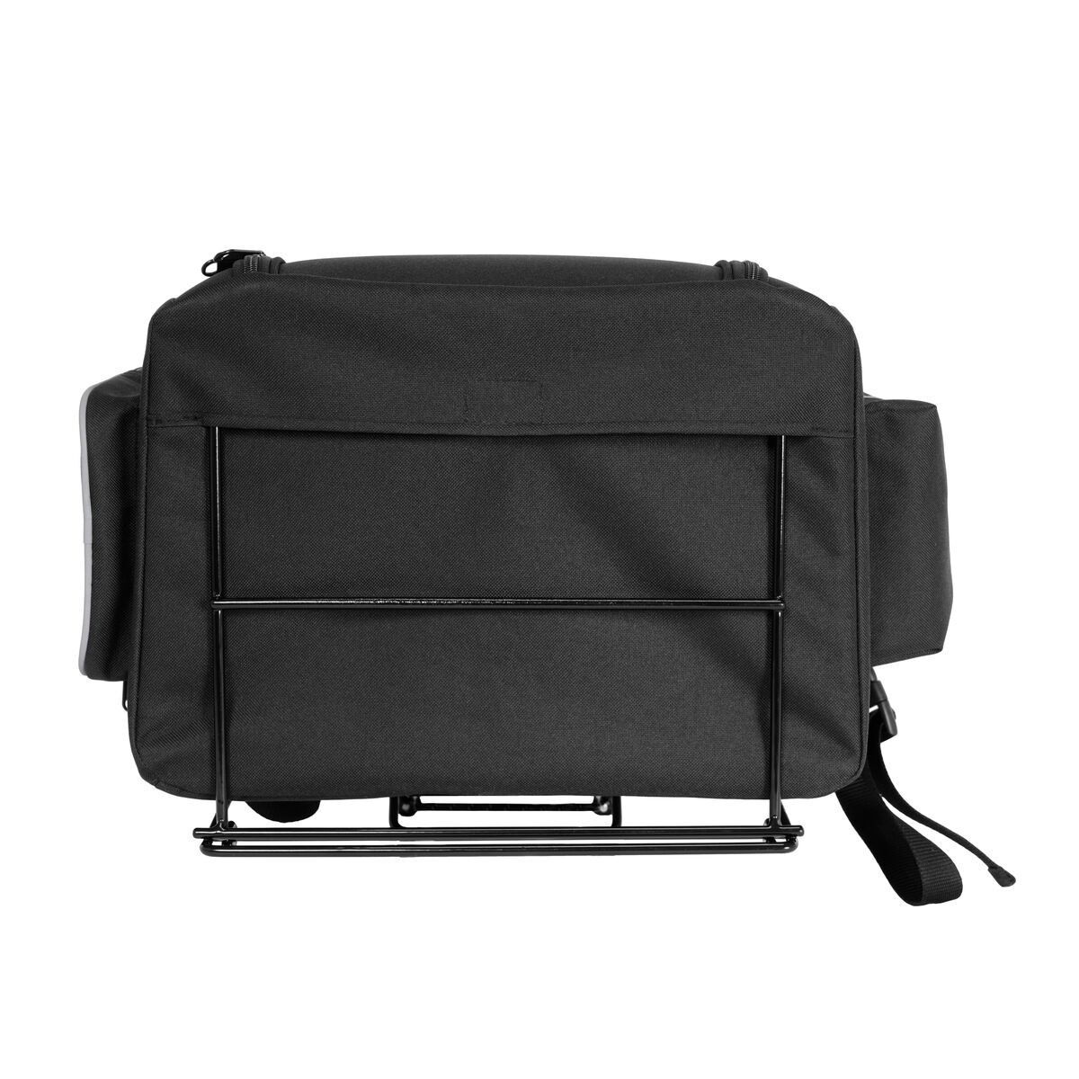Feel Active Bicycle basket with metal rack black