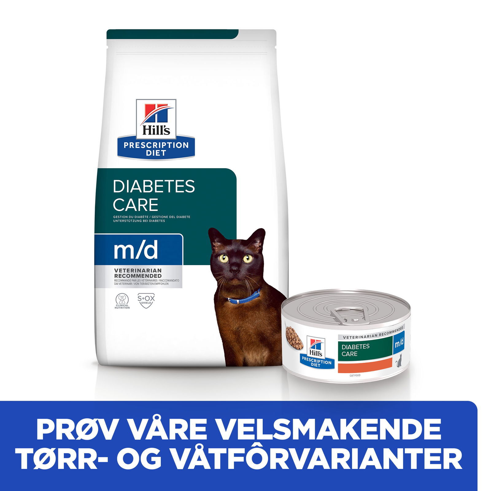 Hills Diet Cat m/d 1,5kg