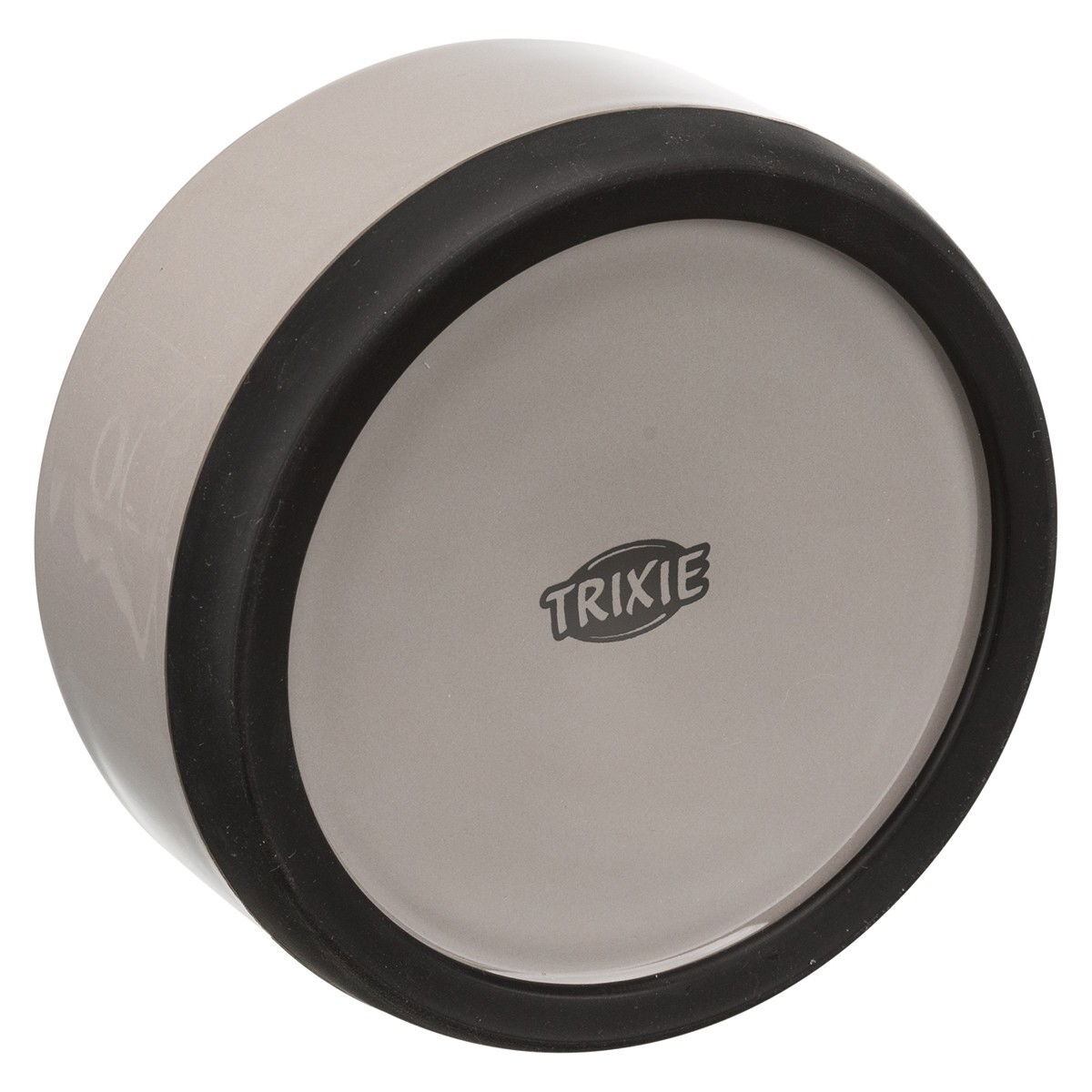 Ceramic bowl with rubber bottom, 0.4 l/ø 12 cm, grey