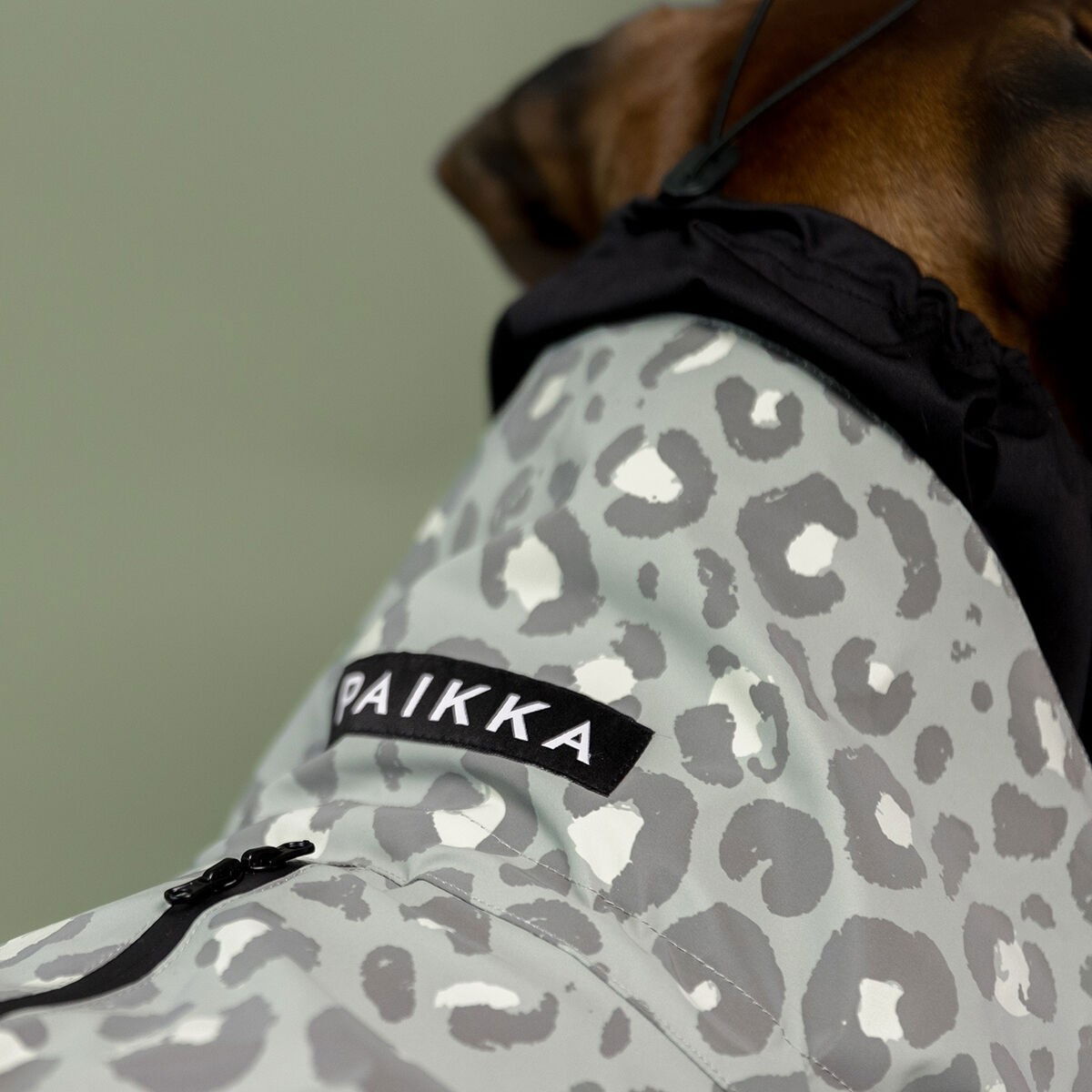 PAIKKA Visibility Raincoat Lite, green leo