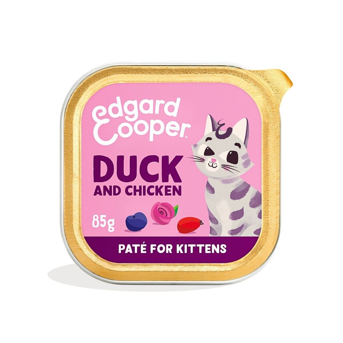 E&G Cat Kitten paté Duck/Chicken 85g