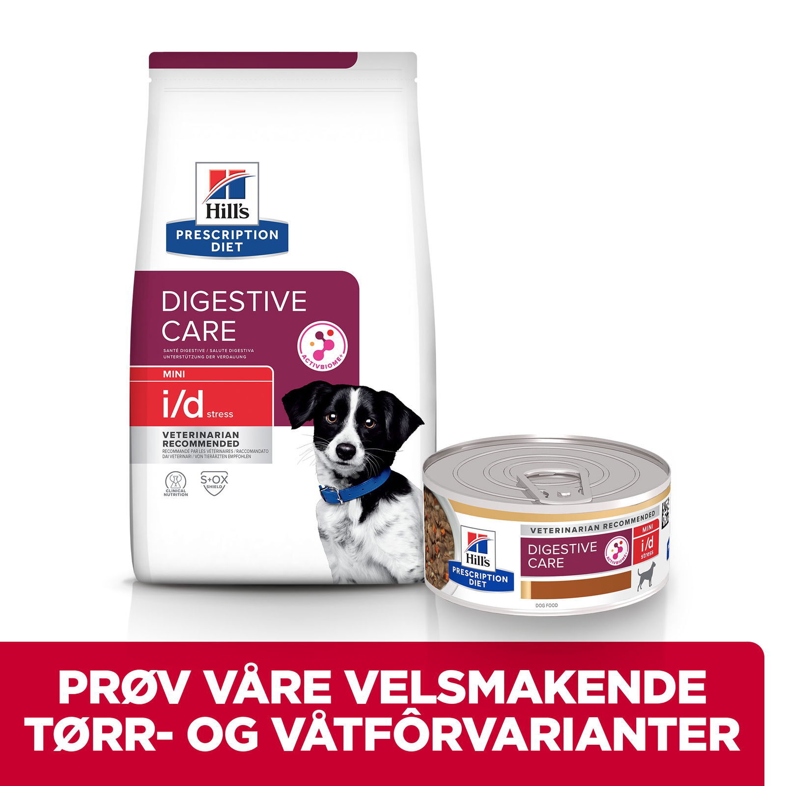 Hill's PRESCRIPTION DIET i/d Stress Mini Stuing for hund Kylling&grønnsaker