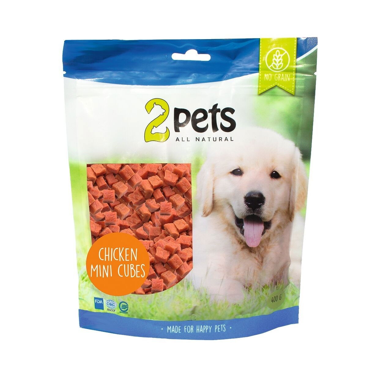 2pets Dogsnack Chicken MiniCubes