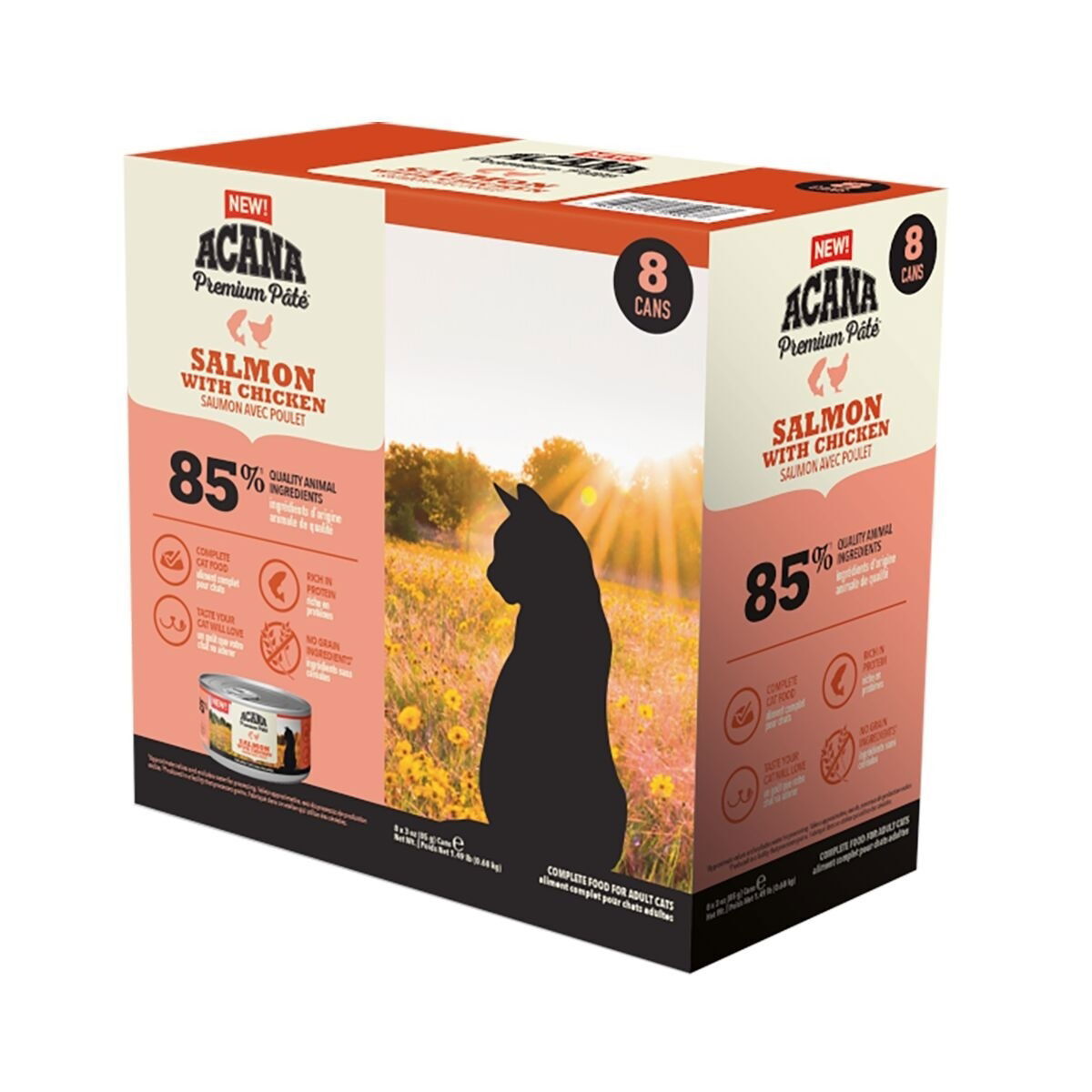 Acana Cat Premium paté Salmon/Chicken 8x85g