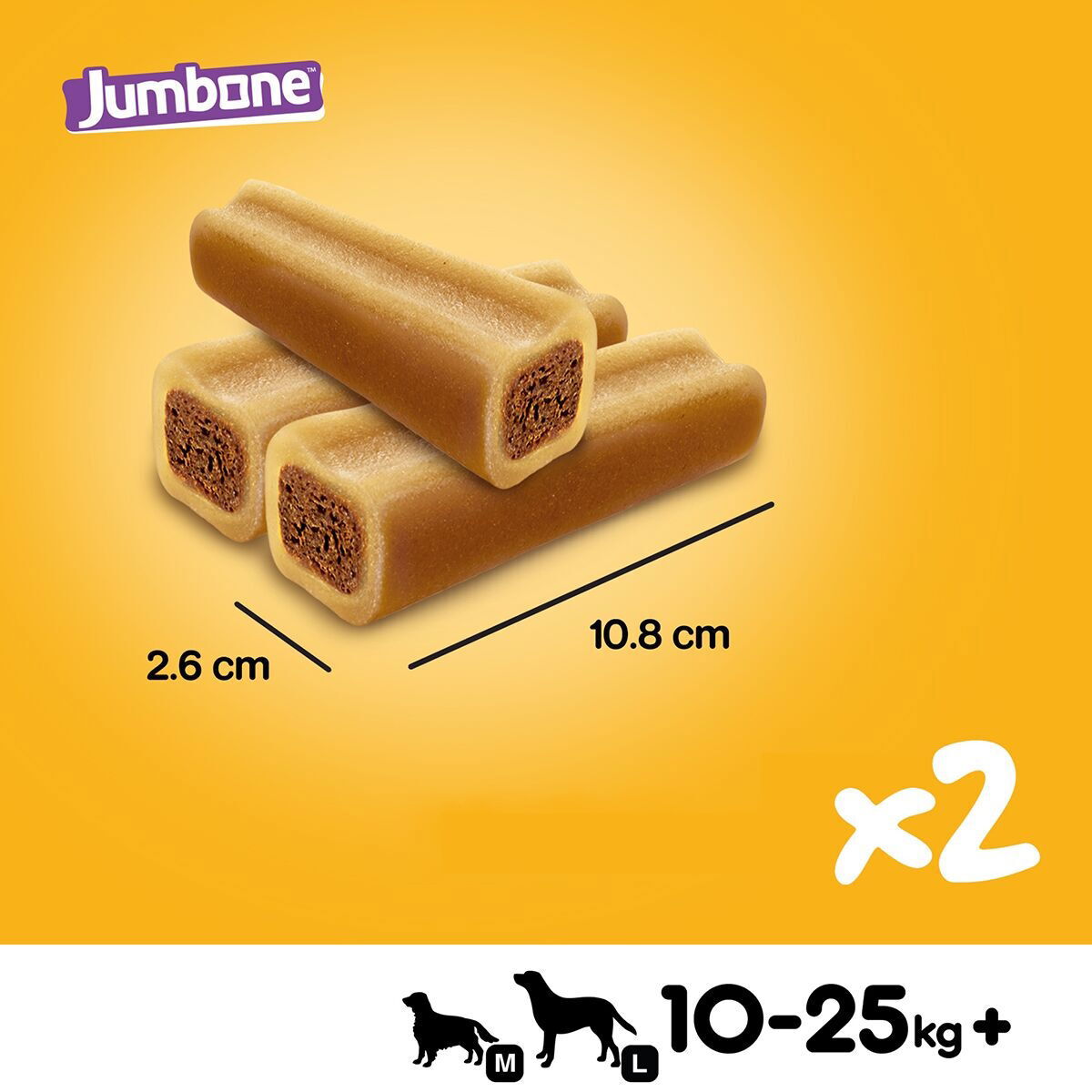 Pedigree Jumbone Medium 2pc