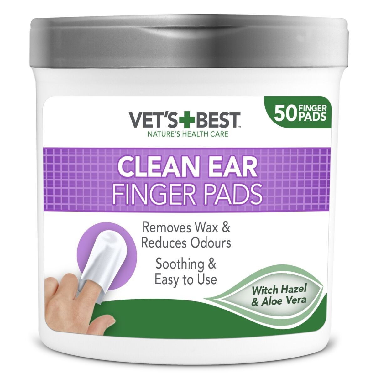 Vet' s Best Clean Ear Finger Pads 50 pcs