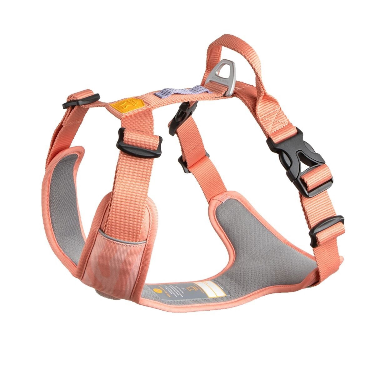Woolly Wolf Roam Harness Salmon Pink Ripple
