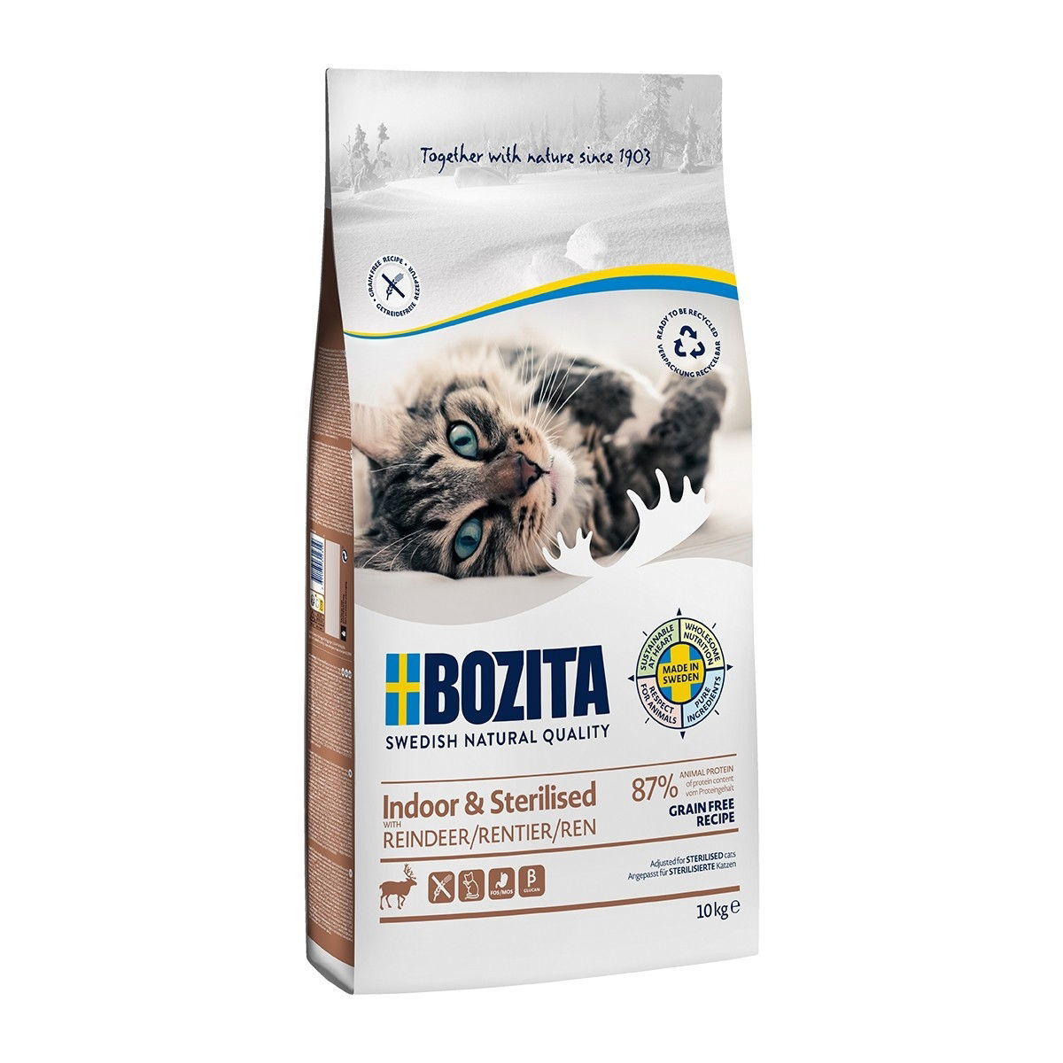 Bozita Cat Indoor & Sterilised Grain free Reindeer