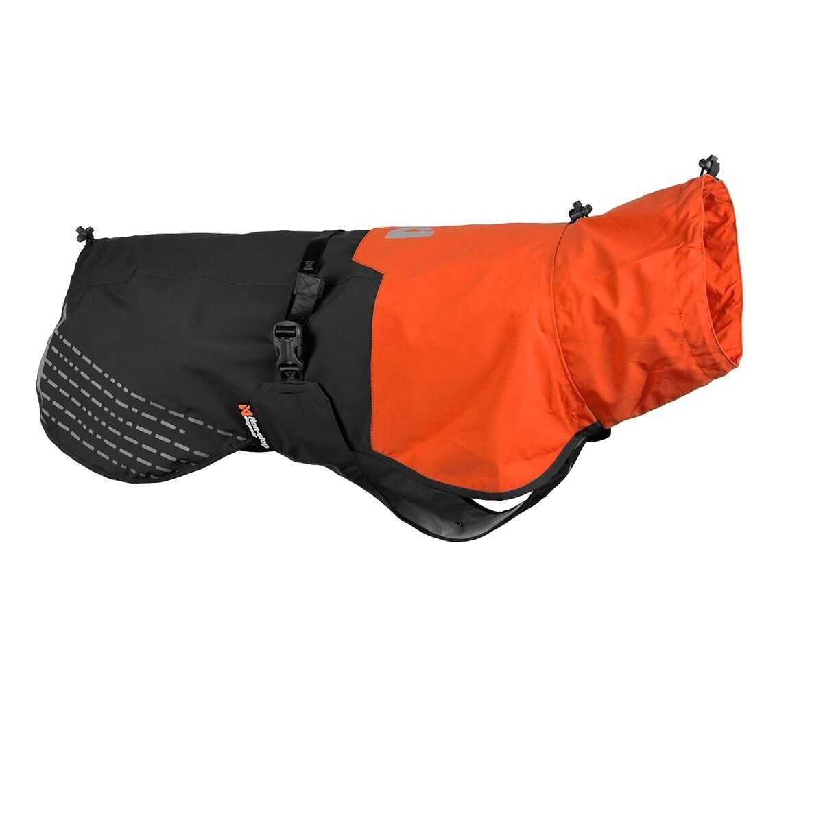 Non-Stop Fjord raincoat black/orange