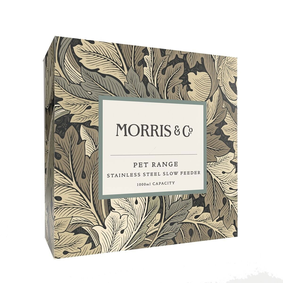 MORRIS & CO double walled slow feeder acanthus