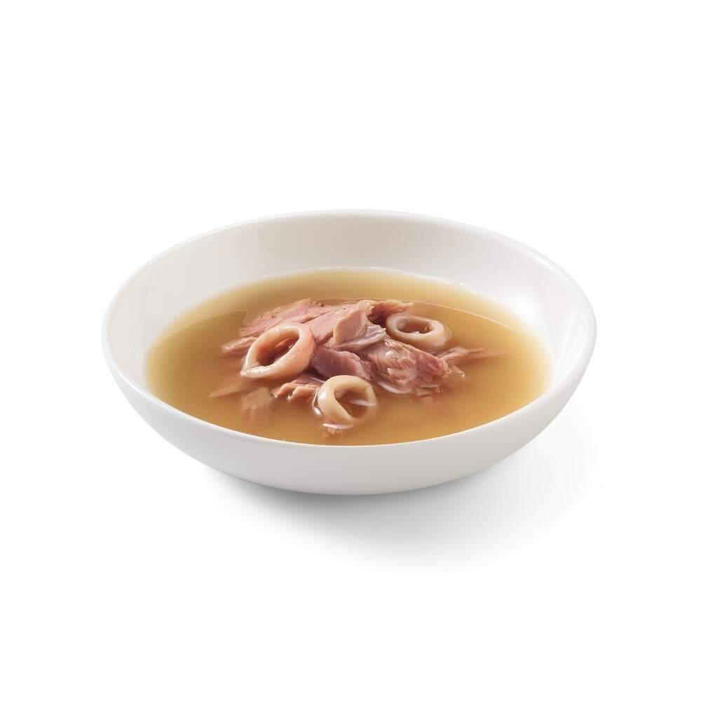 Schesir Cat Soup tunfisk og blekksprut 85 g