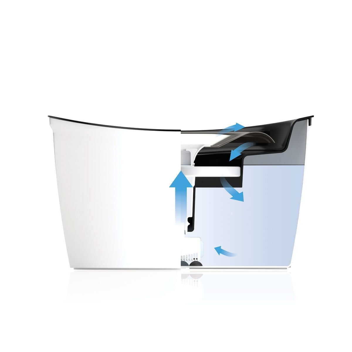 Zeus Cascade dog drinking fountain stainless steel 6 l