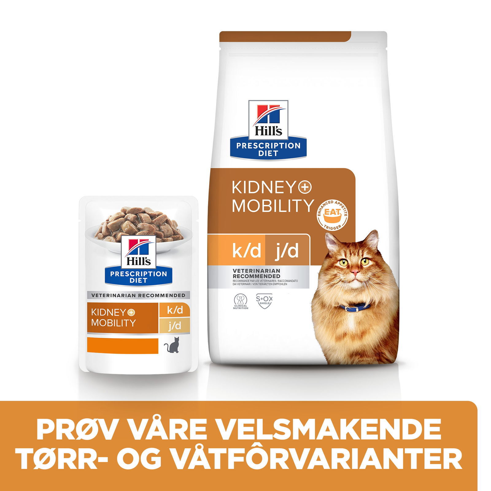 Hills Diet Cat k/d + Mobility Portionspåse 12x85g