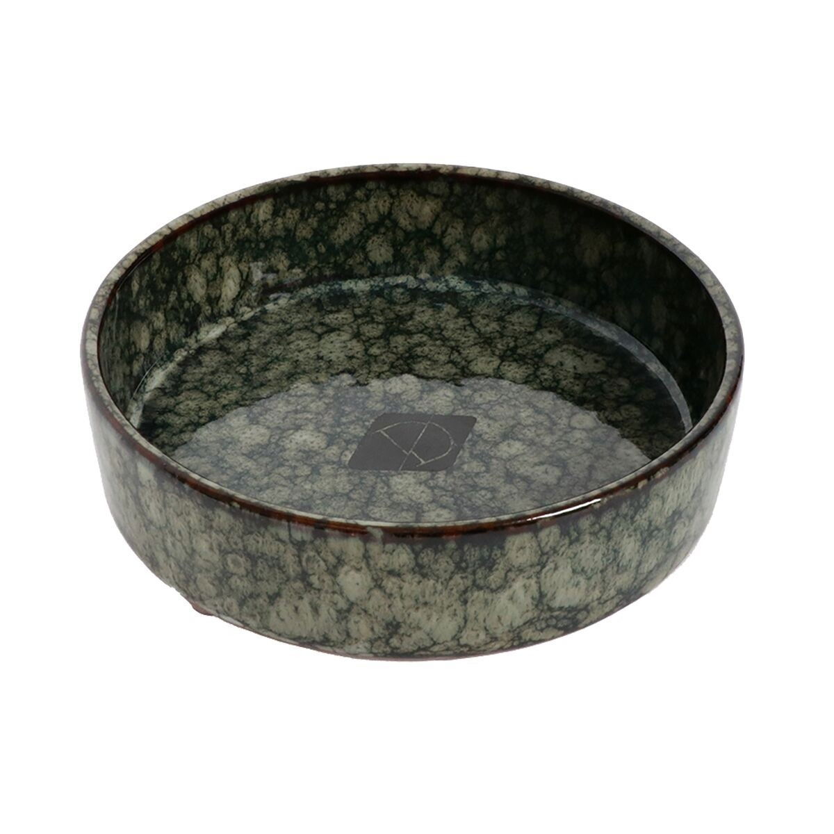 D&D Home Jasper cat bowl green marble