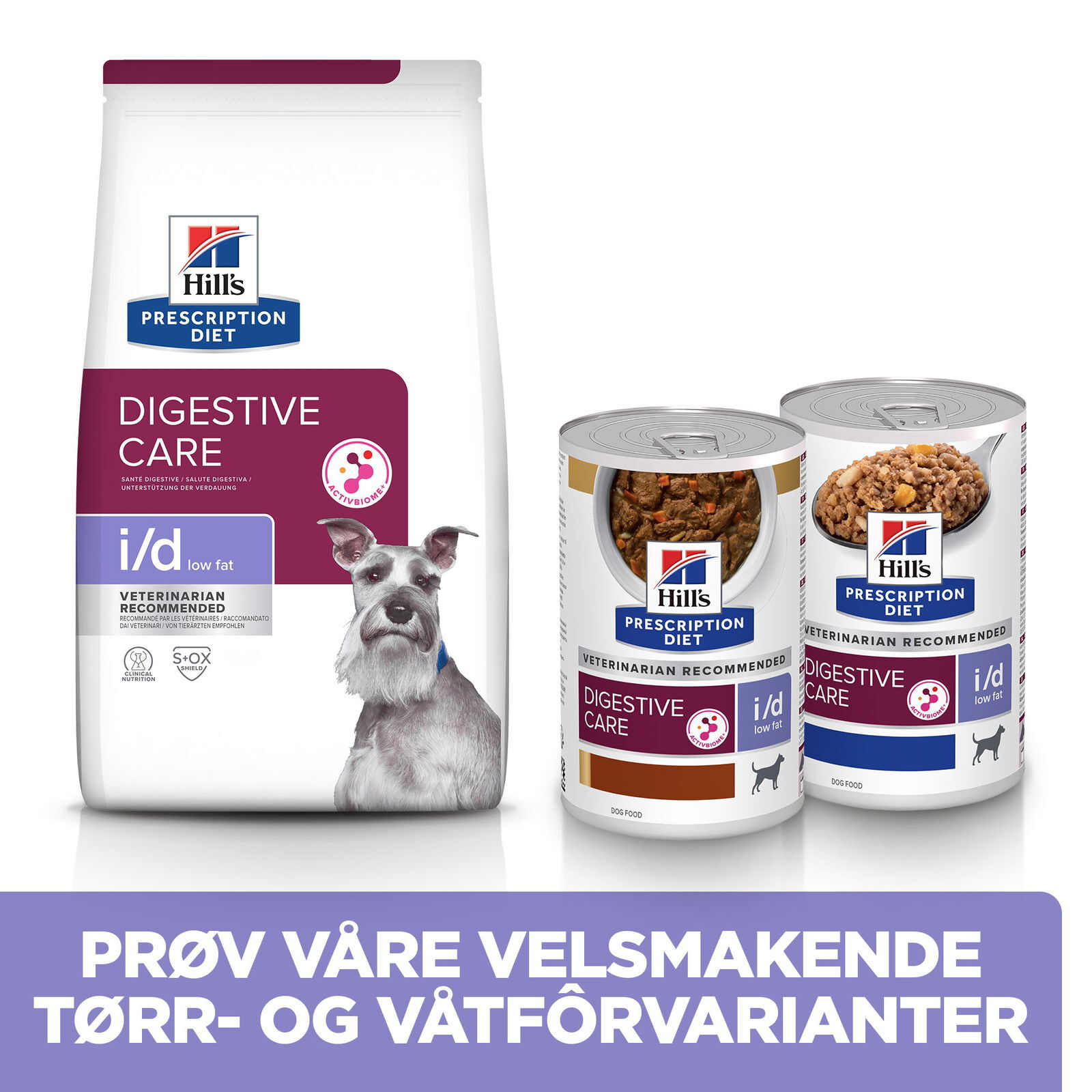 Hill's PRESCRIPTION DIET i/d Low Fat Stuing for hund Kylling&grønnsaker 