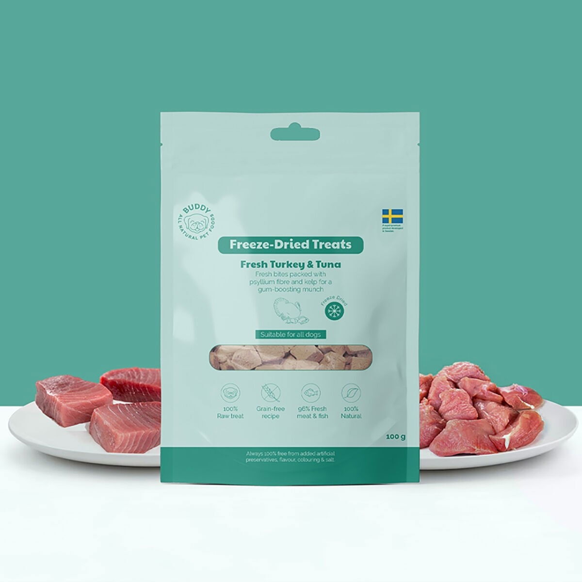 Buddy Freeze-dried Turkey&Tuna 100g