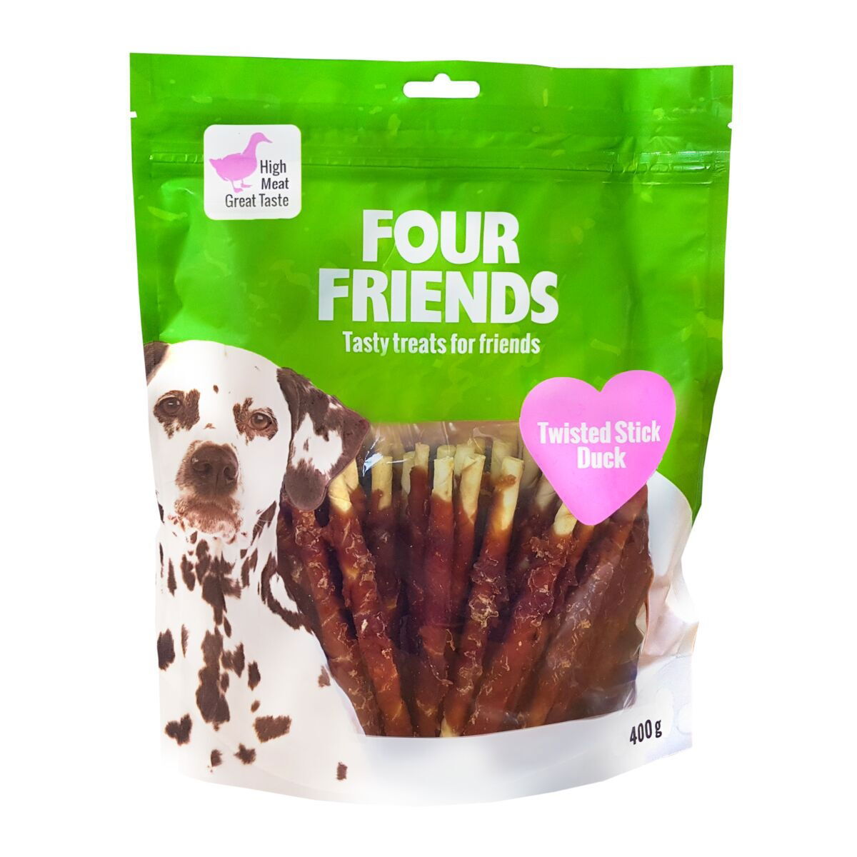 FourFriends Twisted Stick Duck 12,5 cm 40 pack
