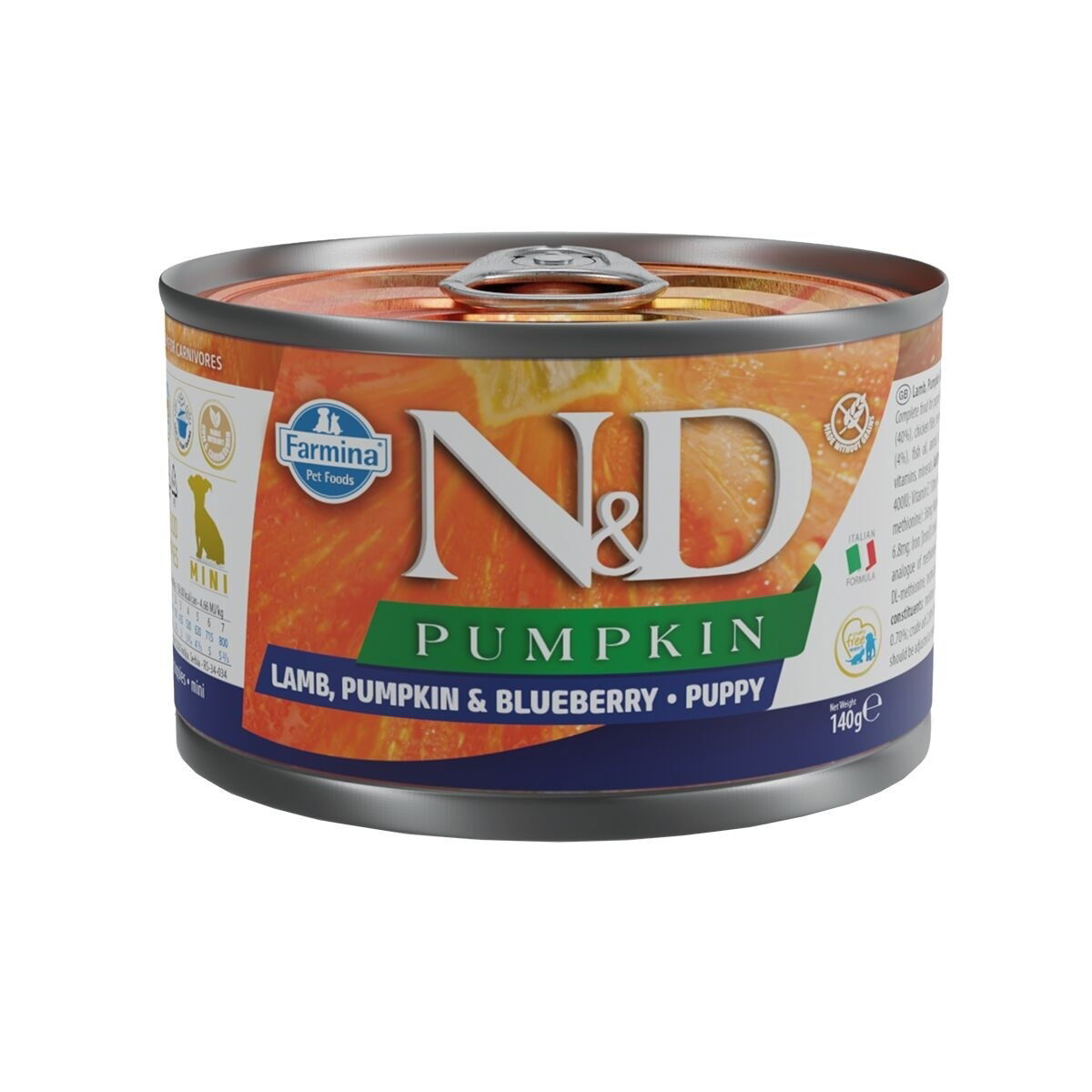 N&D Dog Lamb&Pumpkin Puppy S 140g